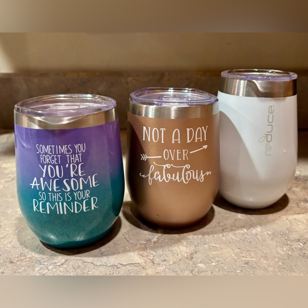 3 Insulated Tumblers